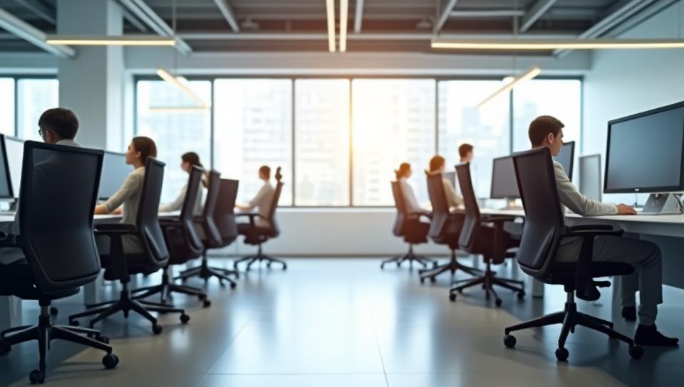 Modern office space featuring Seri Ofis ergonomic chairs