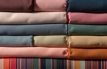 Selection of various textile samples